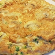 frittata ai funghi champignon