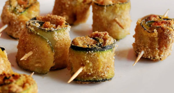 Involtini di merluzzo e zucchine