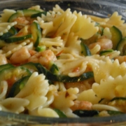 ricetta farfalle zucchine e gamberetti