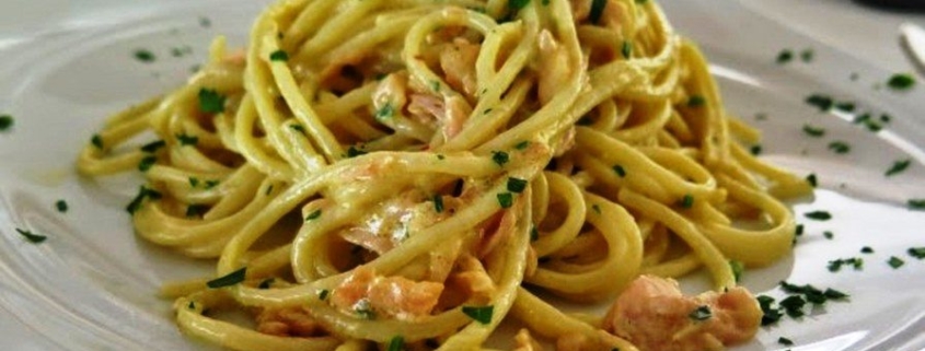 Spaghetti alla carbonara di mare