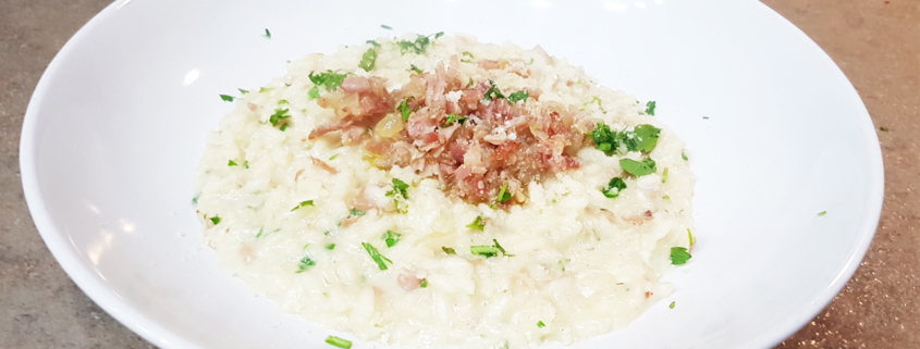 Risotto birra e speck