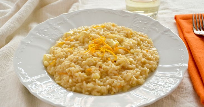 Risotto all'arancia ricetta