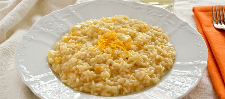 Risotto all'arancia ricetta